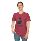 "Wander Often" Hiker on Cliff T-Shirt