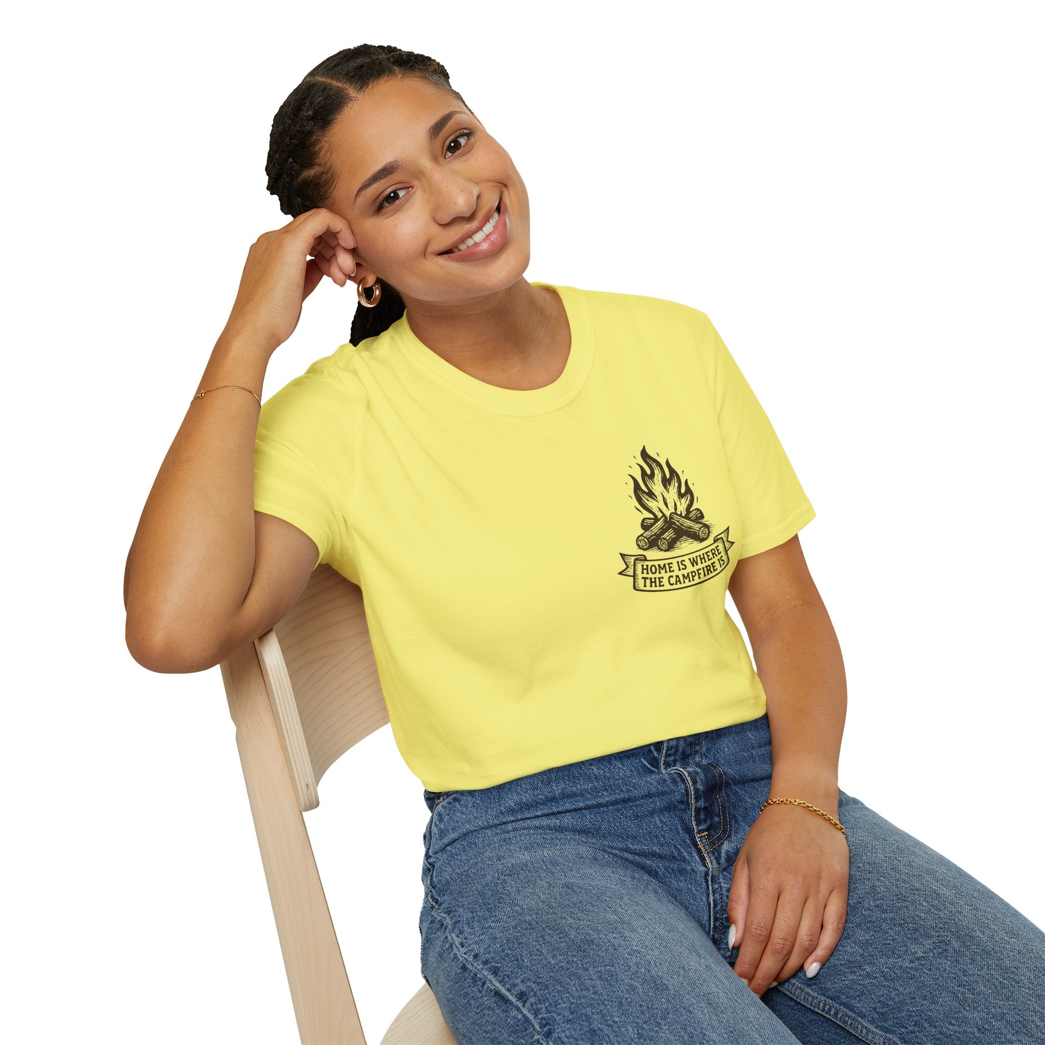 "Home Is Where The Campfire Is" T-Shirt