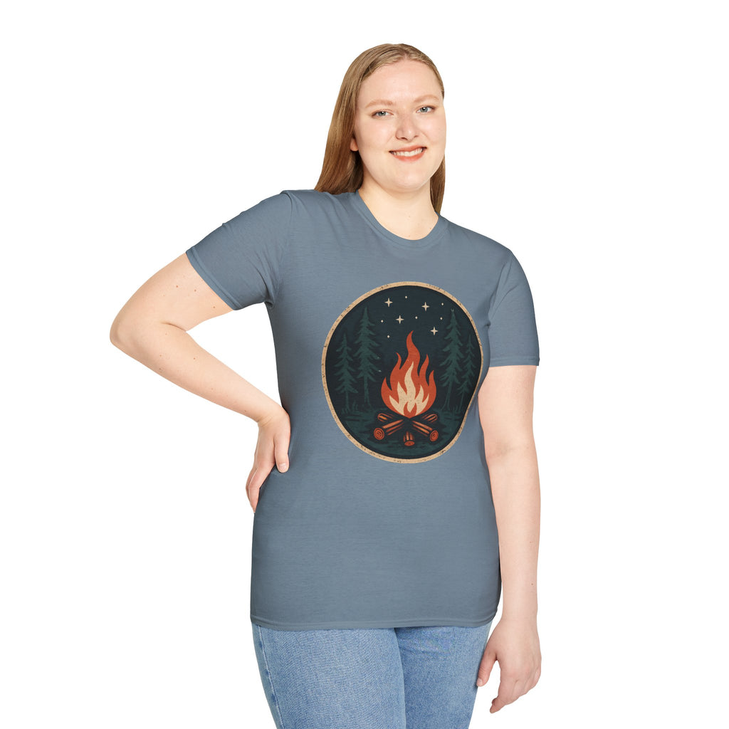Forest Campfire at Night T-Shirt