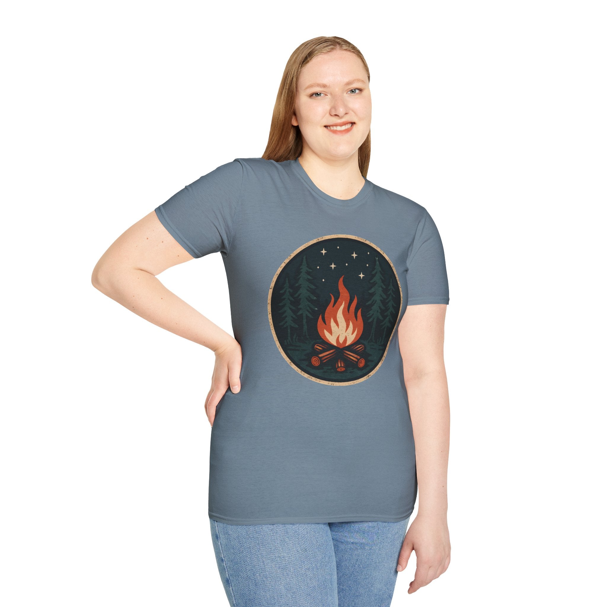 Forest Campfire at Night T-Shirt