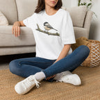 Copy of Chickadee Tee — Watercolor Songbird T‑Shirt