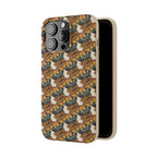 Eco-Friendly Phone Case — Vintage Camper Pattern Biodegradable iPhone Cover