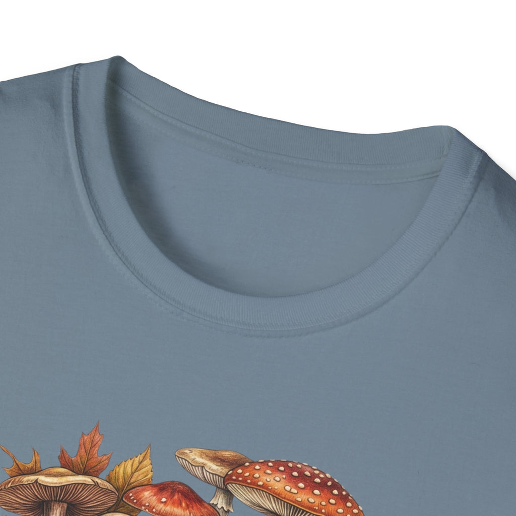 Mushroom & Autumn Leaves T-Shirt