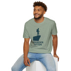 "Wander Often" Hiker on Cliff T-Shirt