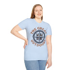"The Great Outdoors" Compass Graphic Tee Shirt