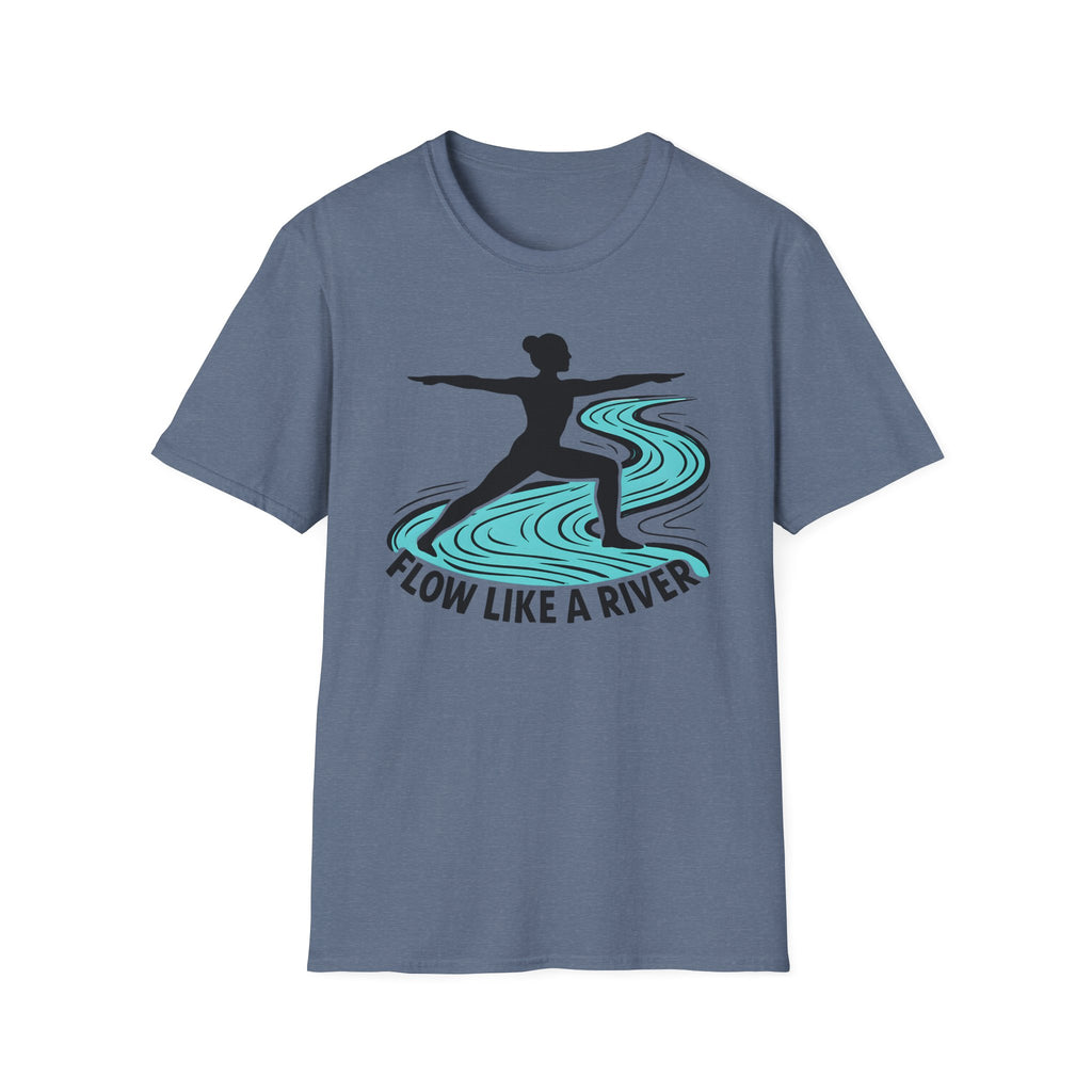 "Flow Like A River" Yoga T-Shirt