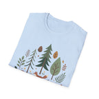 Woodland Fox T-Shirt — Nature Forest Camping Graphic Tee