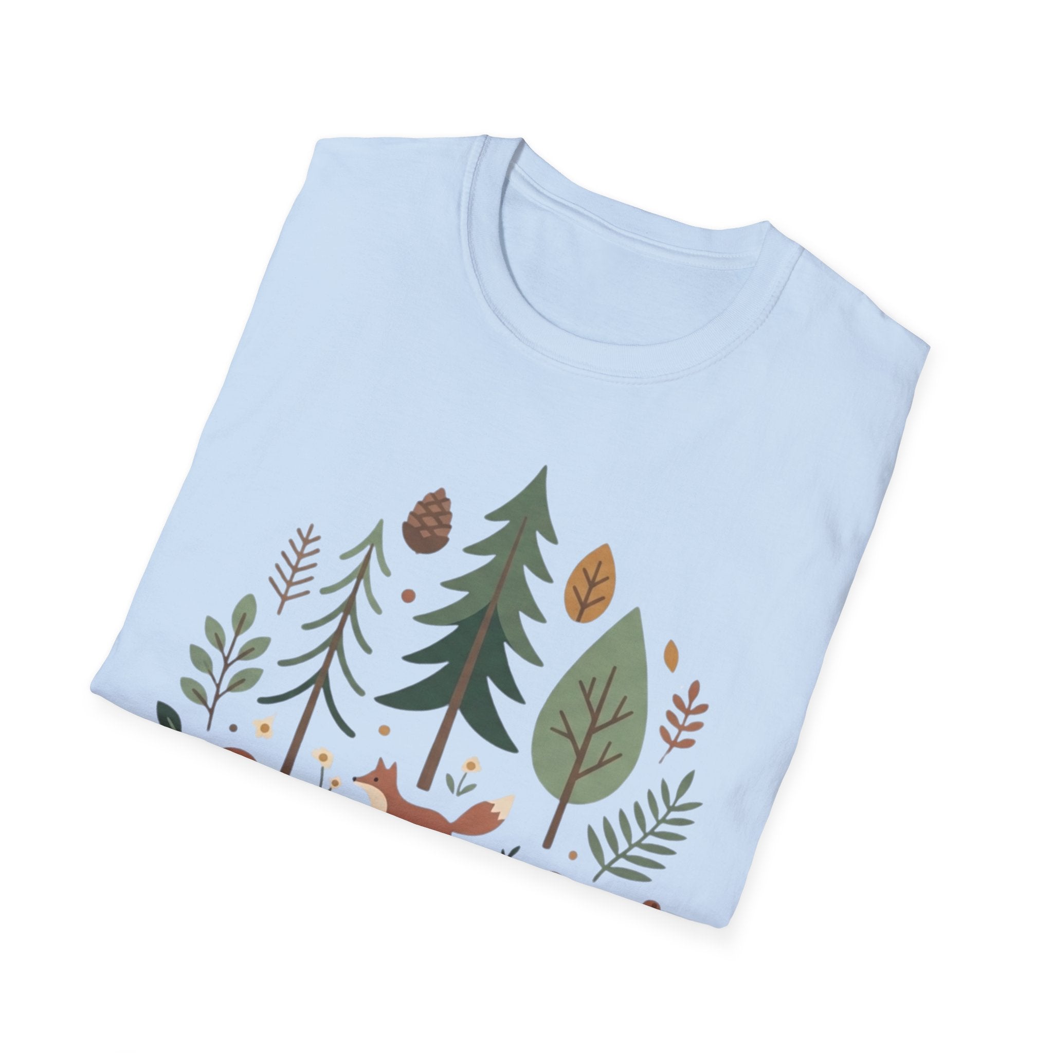 Woodland Fox T-Shirt — Nature Forest Camping Graphic Tee