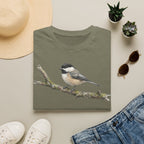 Copy of Chickadee Tee — Watercolor Songbird T‑Shirt