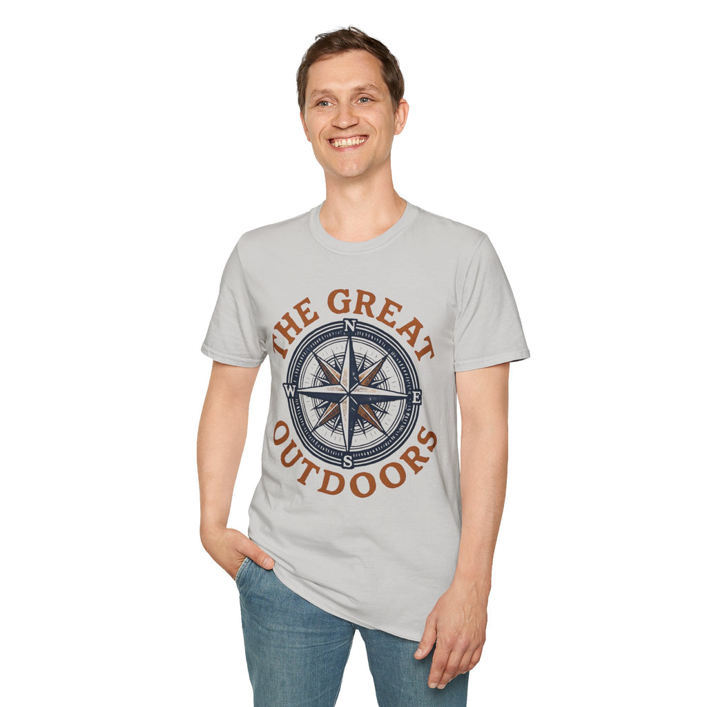 "The Great Outdoors" Compass Graphic Tee Shirt
