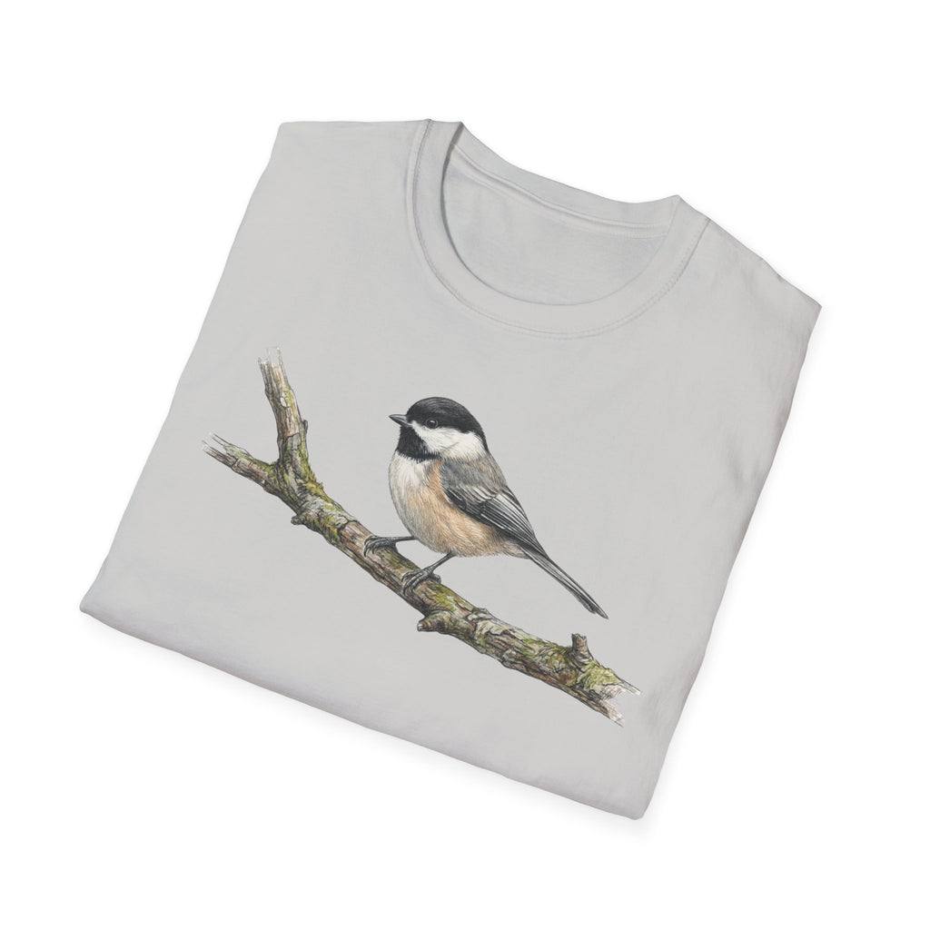 Copy of Chickadee Tee — Watercolor Songbird T‑Shirt