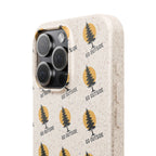 Biodegradable Phone Case — 'Go Outside' Recycled Eco-Friendly iPhone Cover