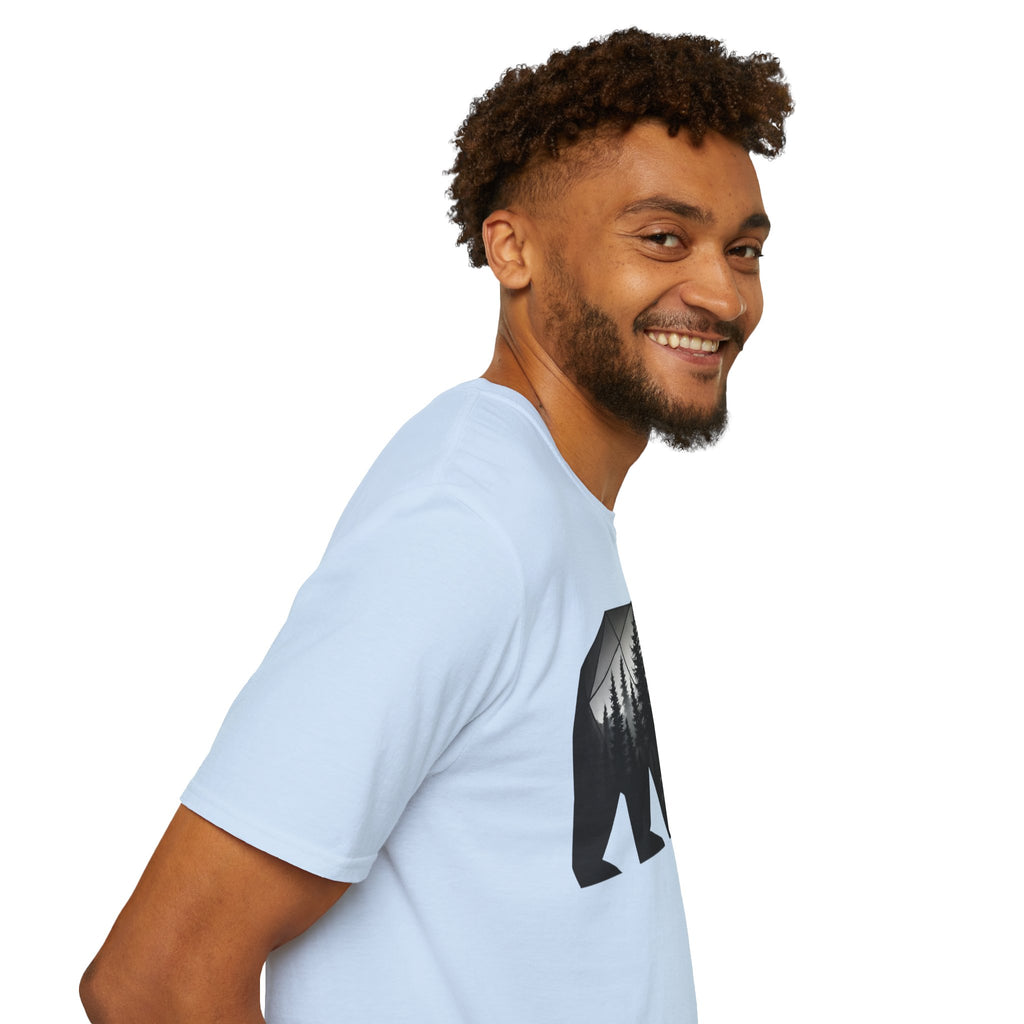 Geometric Forest Bear T-Shirt