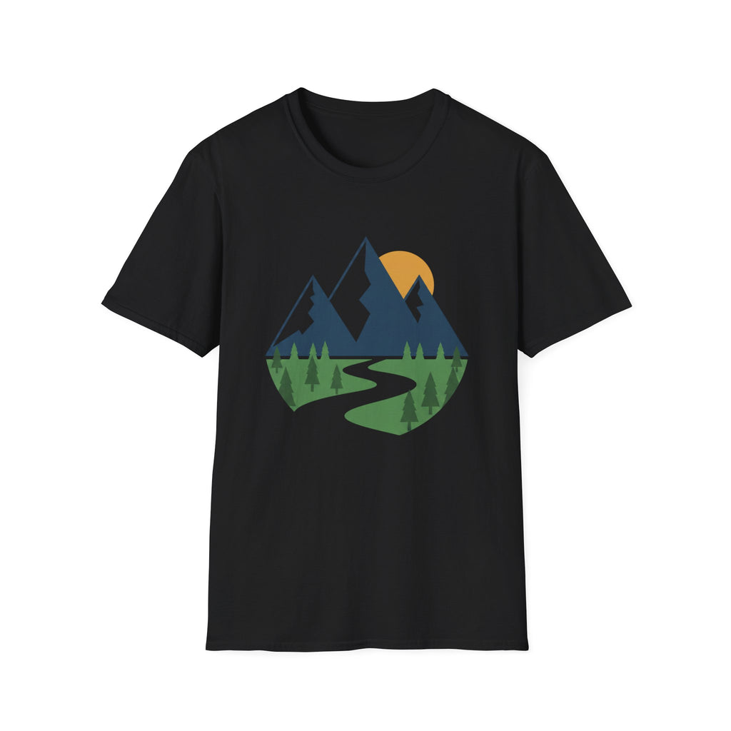 Sunset Over Mountains T-Shirt