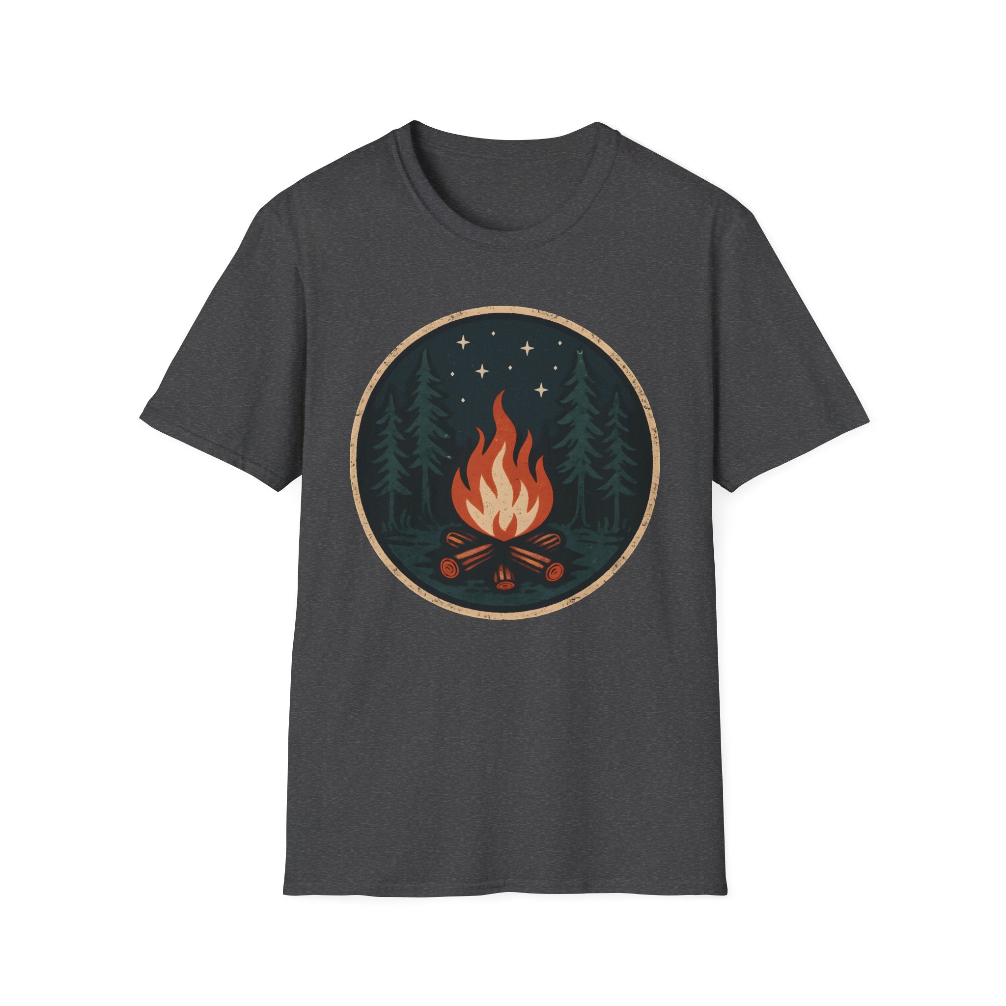 Forest Campfire at Night T-Shirt