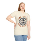 "The Great Outdoors" Compass Graphic Tee Shirt