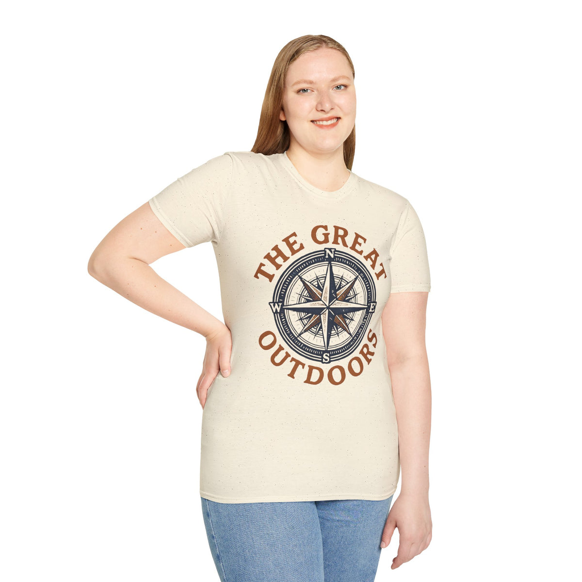 "The Great Outdoors" Compass Graphic Tee Shirt