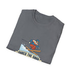 Shred the Gnar Skier T-Shirt | Retro Skiing Graphic