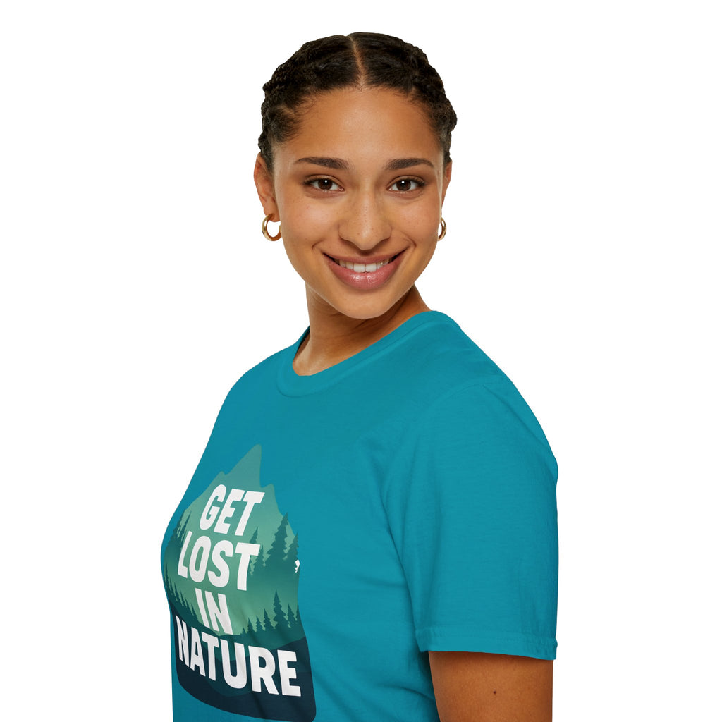 "Get Lost in Nature" Pine Trees T-Shirt
