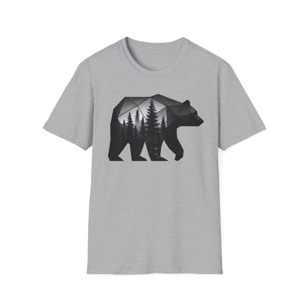 Geometric Forest Bear T-Shirt