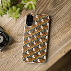 Eco-Friendly Phone Case — Vintage Camper Pattern Biodegradable iPhone Cover
