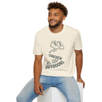 Boots with Footprints "Forever Outdoors" T-Shirt