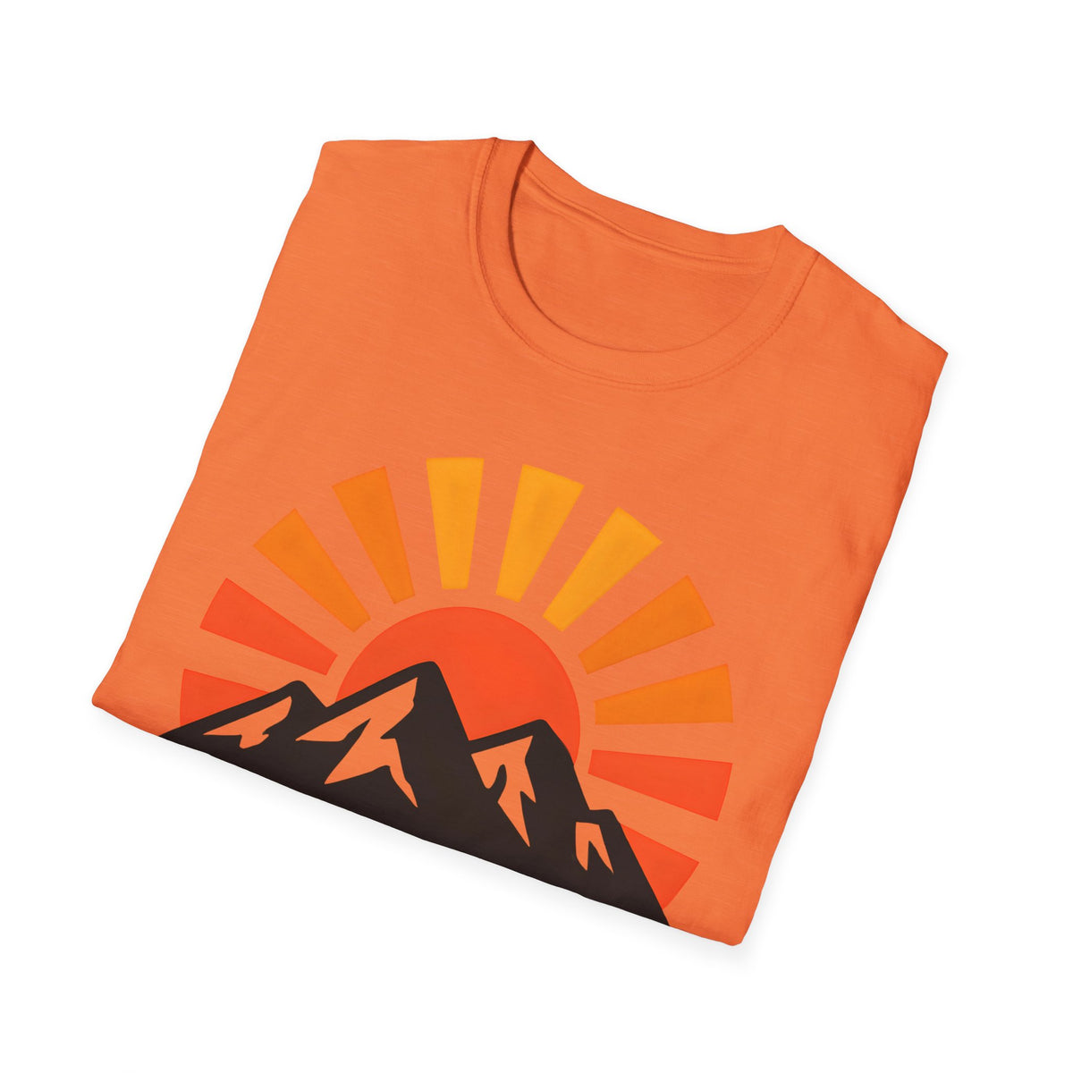 Chase The Sunrise Mountain T-Shirt — Sunrise & Peaks Graphic Tee