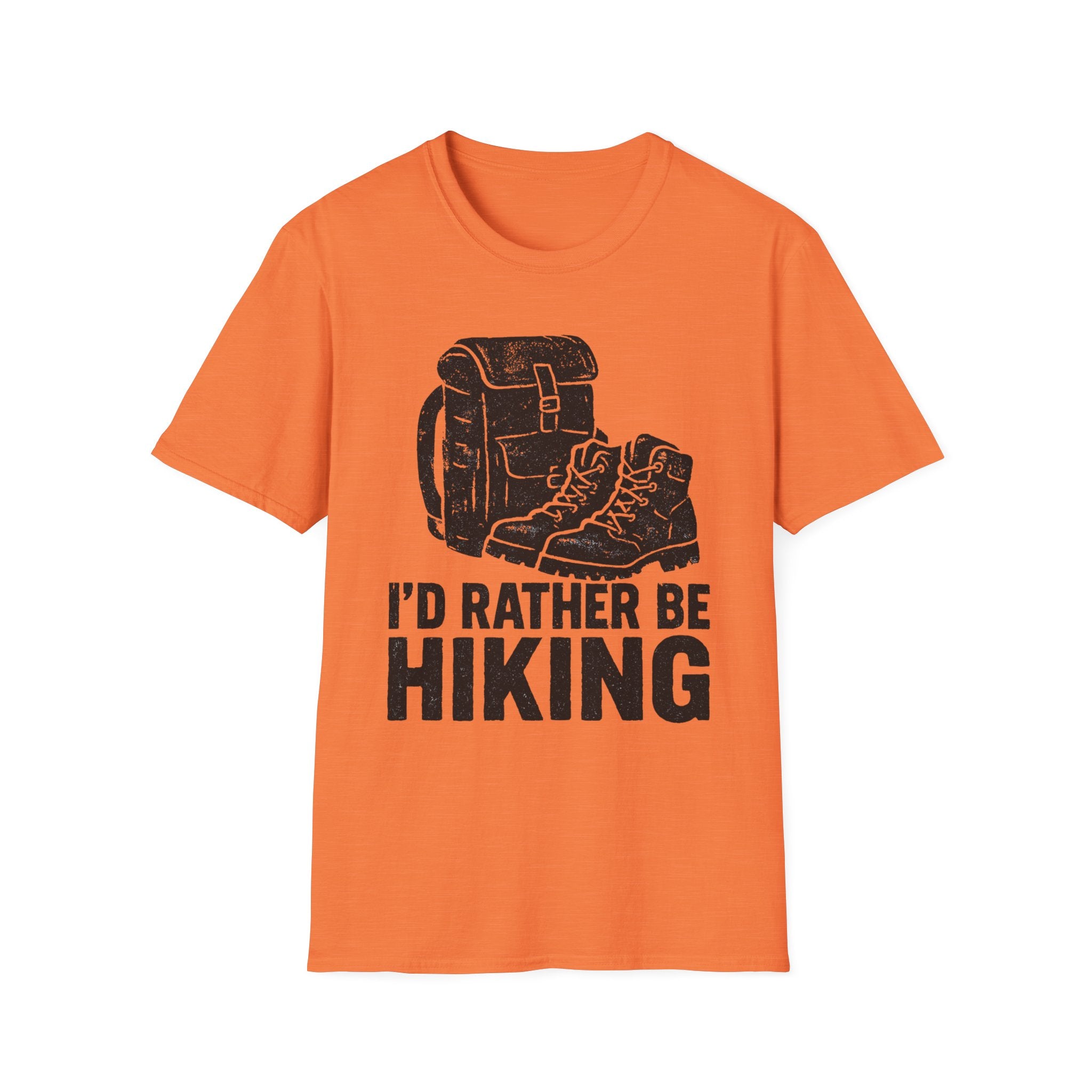 Boots & Backpack "I'd Rather Be Hiking" T-Shirt