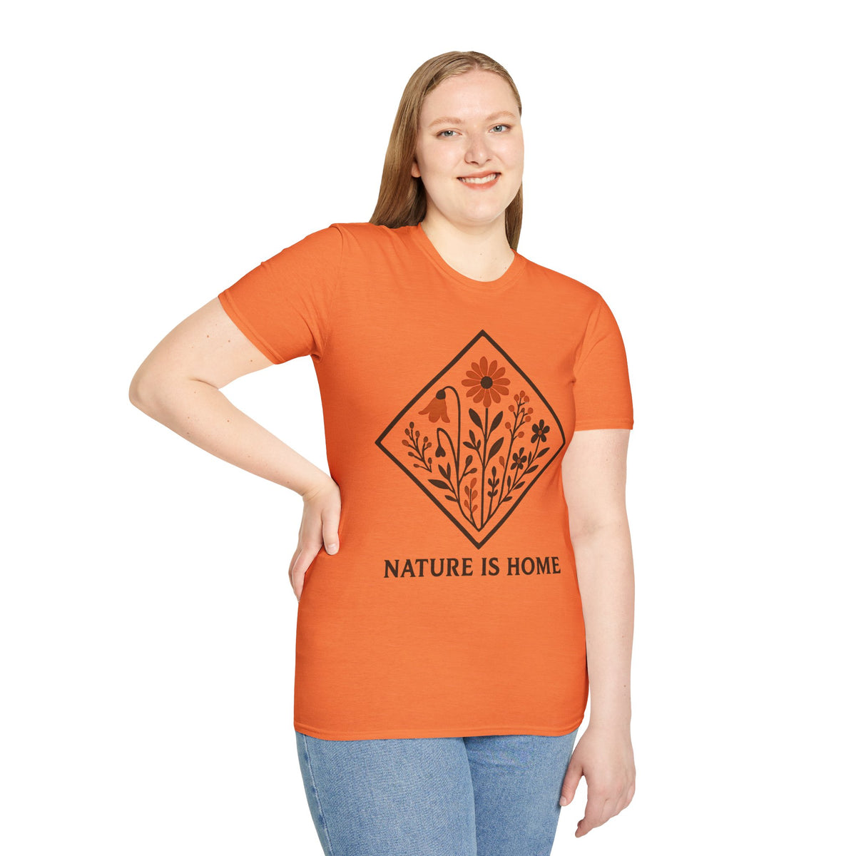 "Nature Is Home" Floral T-Shirt