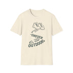 Boots with Footprints "Forever Outdoors" T-Shirt