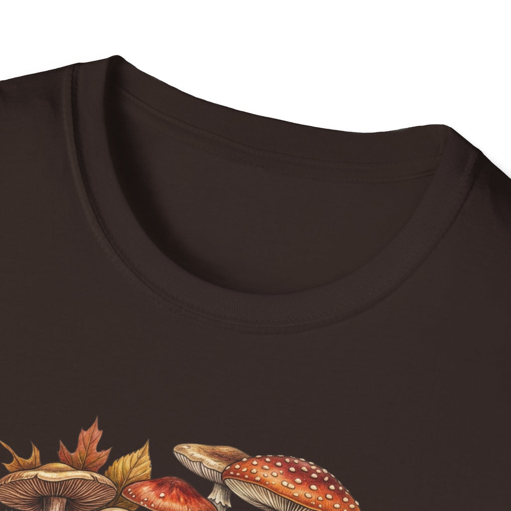 Mushroom & Autumn Leaves T-Shirt
