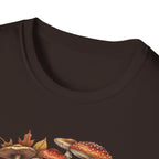 Mushroom & Autumn Leaves T-Shirt