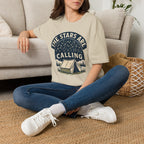 "The Stars Are Calling" Camping Tent Stargazing T-Shirt