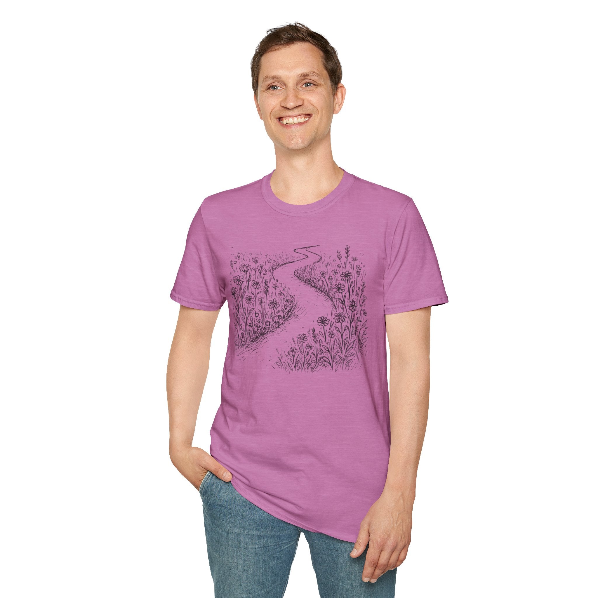 Winding Path Through The Meadow T-Shirt