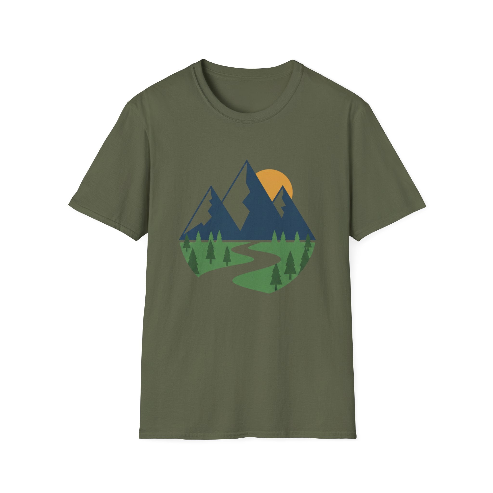 Sunset Over Mountains T-Shirt