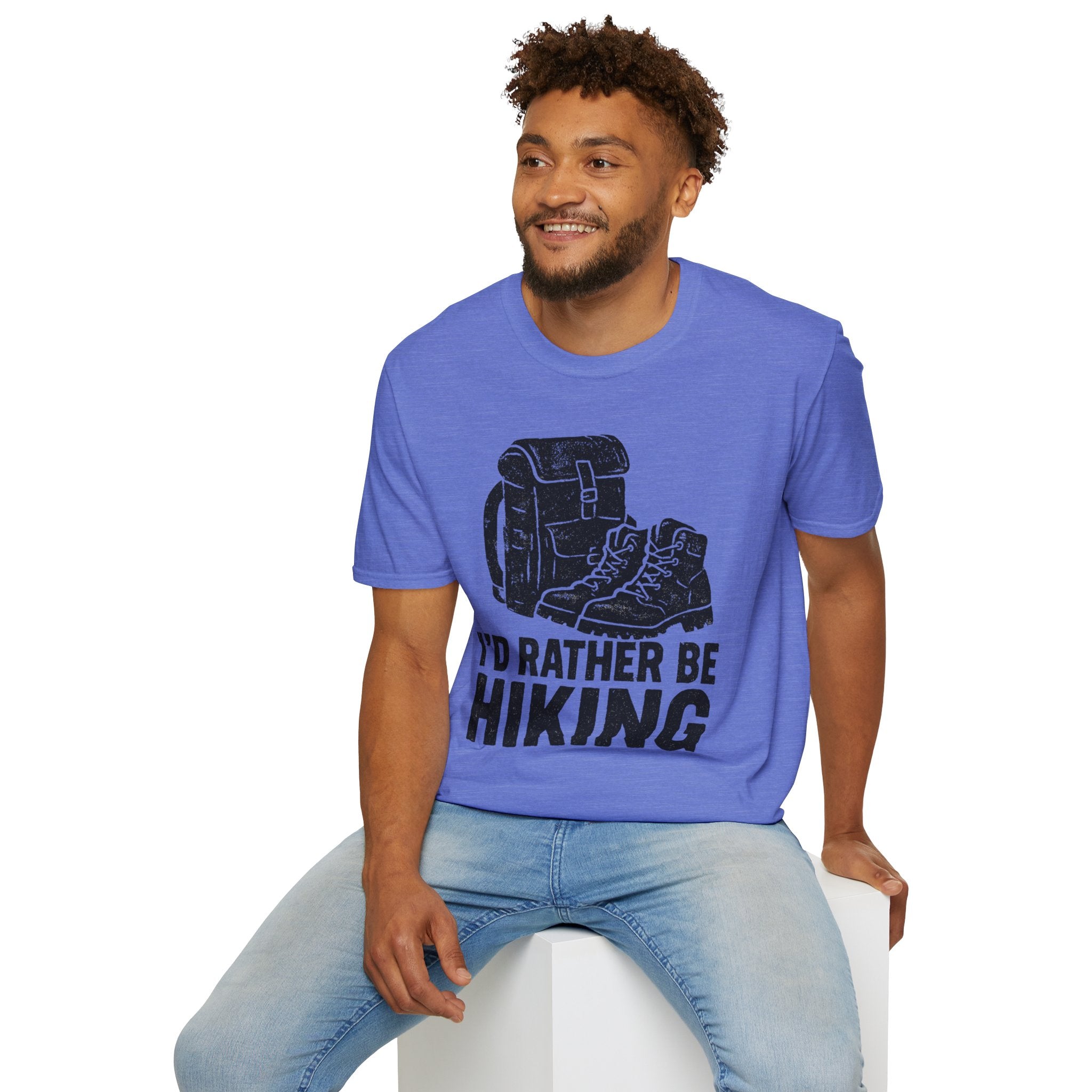 Boots & Backpack "I'd Rather Be Hiking" T-Shirt