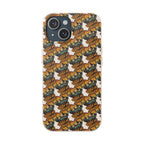 Eco-Friendly Phone Case — Vintage Camper Pattern Biodegradable iPhone Cover