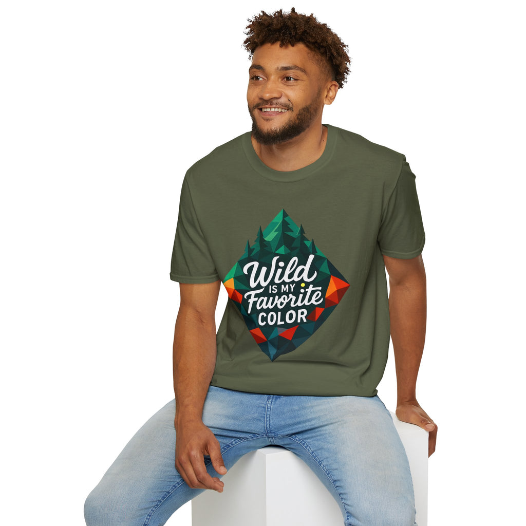 Wild Is My Favorite Color Diamond T-Shirt — Pines & Geometric Logo
