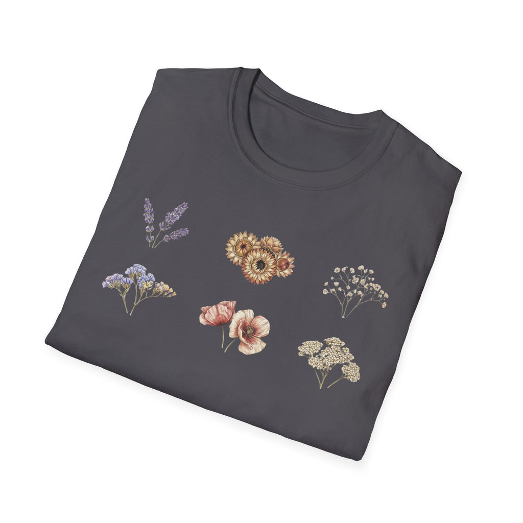 Floral Mini Bouquet T-Shirt — Vintage Botanical Graphic Tee