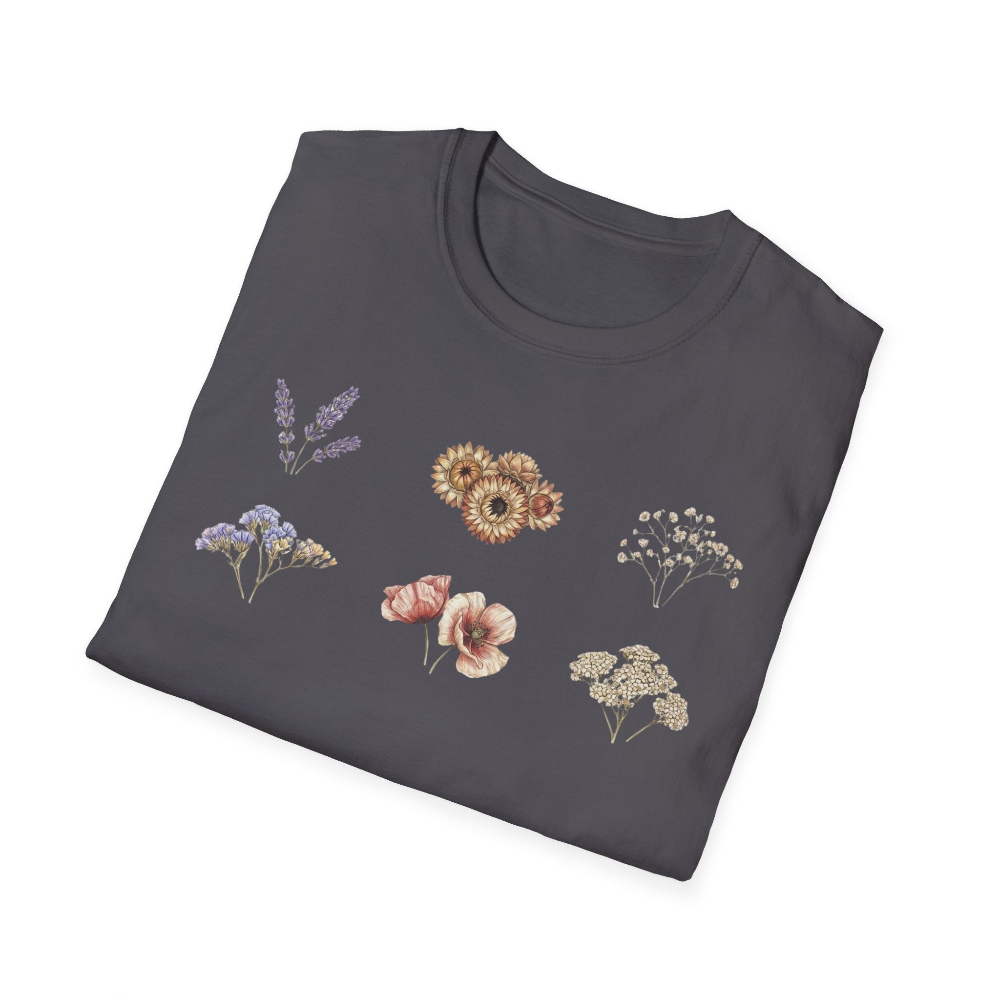 Floral Mini Bouquet T-Shirt — Vintage Botanical Graphic Tee