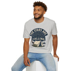 "The Stars Are Calling" Camping Tent Stargazing T-Shirt