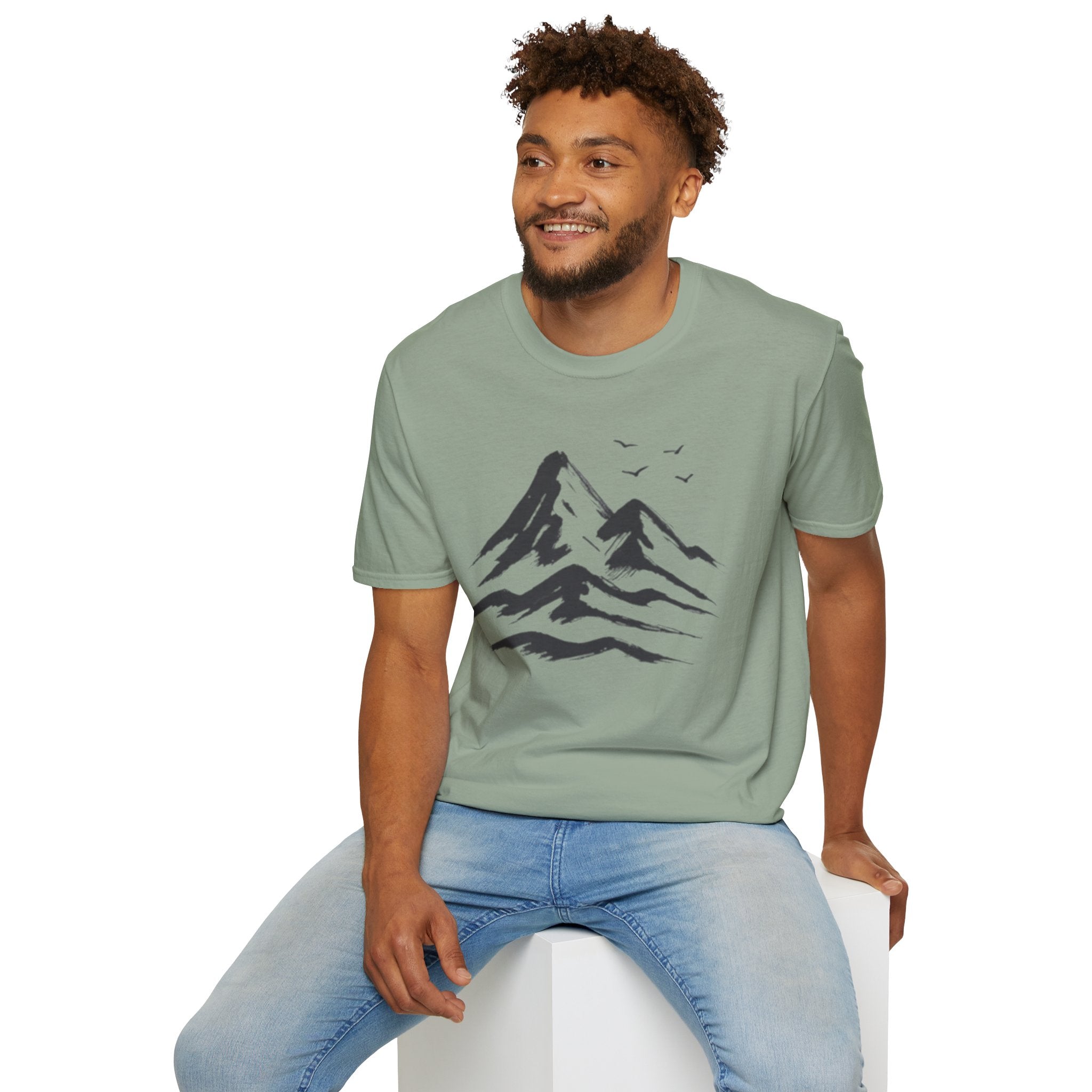 Mountains and Birds T-Shirt