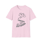 Boots with Footprints "Forever Outdoors" T-Shirt