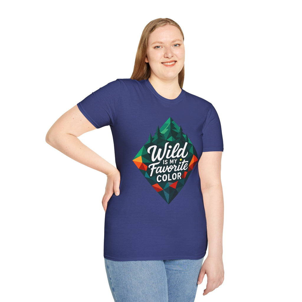Wild Is My Favorite Color Diamond T-Shirt — Pines & Geometric Logo