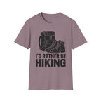 Boots & Backpack "I'd Rather Be Hiking" T-Shirt