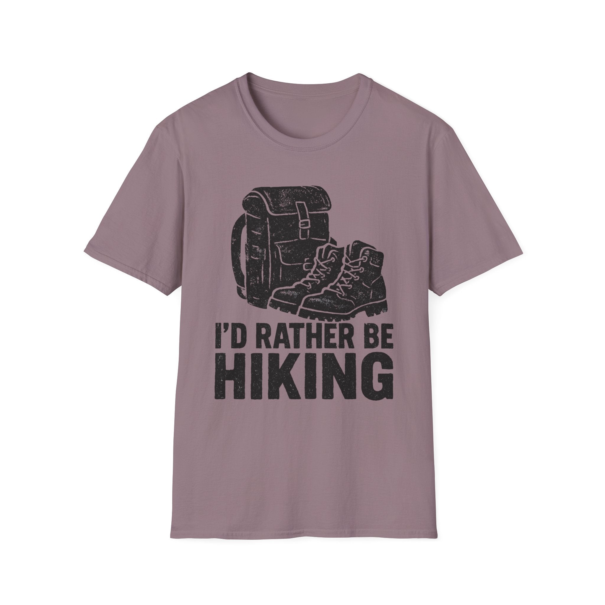 Boots & Backpack "I'd Rather Be Hiking" T-Shirt