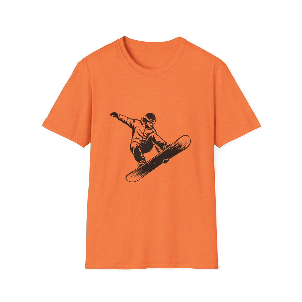Snowboarder Graphic Tee — Snowboarding Action Shirt
