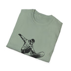 Snowboarder Graphic Tee — Snowboarding Action Shirt