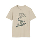 Boots with Footprints "Forever Outdoors" T-Shirt
