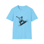 Snowboarder Graphic Tee — Snowboarding Action Shirt